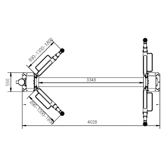 Podnośnik 2-kolumnowy Bestlift 255GE B5